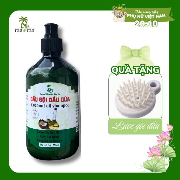 Dầu gội dầu dừa dưỡng tóc Coconut Cosmetic
